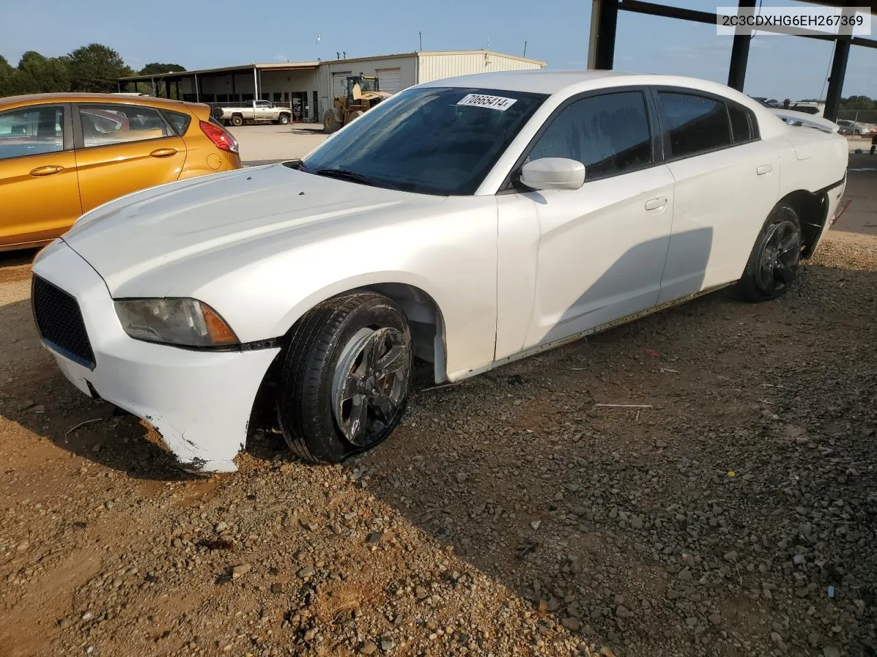 2014 Dodge Charger Sxt VIN: 2C3CDXHG6EH267369 Lot: 70665414