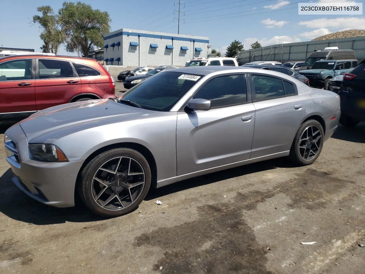 2014 Dodge Charger Se VIN: 2C3CDXBG7EH116758 Lot: 70703084