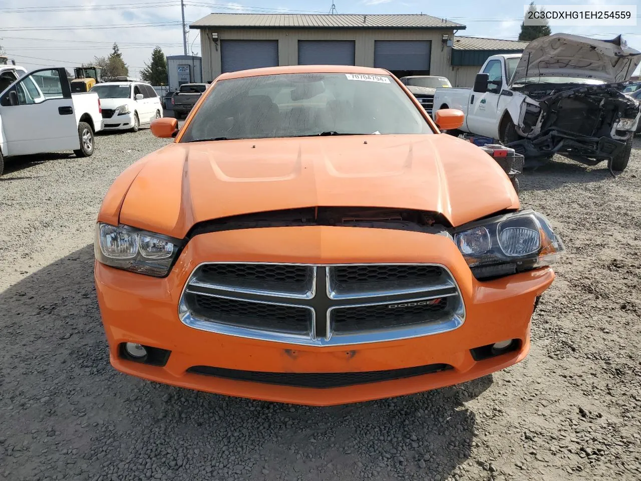 2014 Dodge Charger Sxt VIN: 2C3CDXHG1EH254559 Lot: 70704794