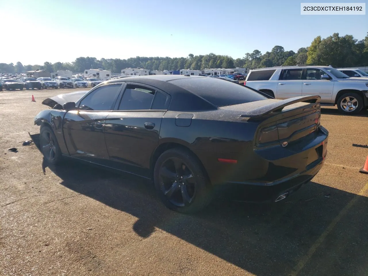 2014 Dodge Charger R/T VIN: 2C3CDXCTXEH184192 Lot: 70708334