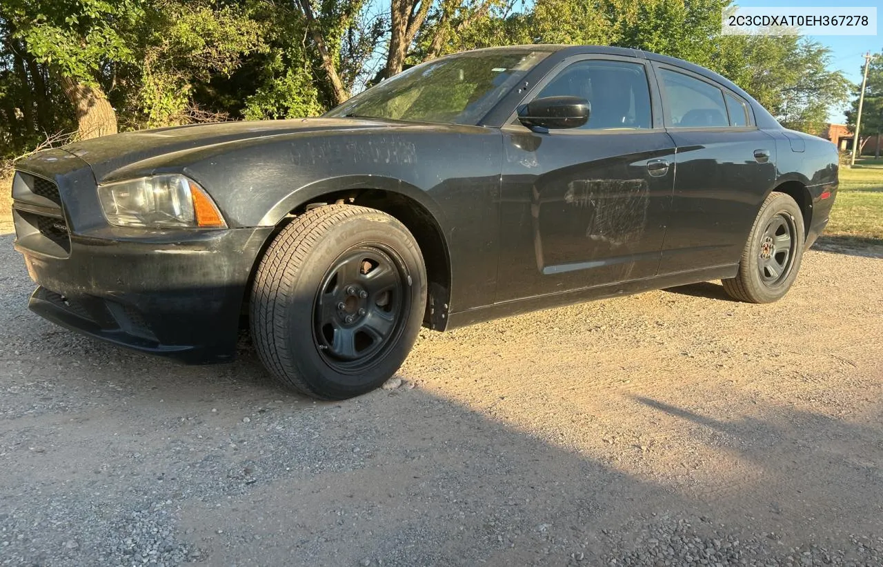 2014 Dodge Charger Police VIN: 2C3CDXAT0EH367278 Lot: 70722484