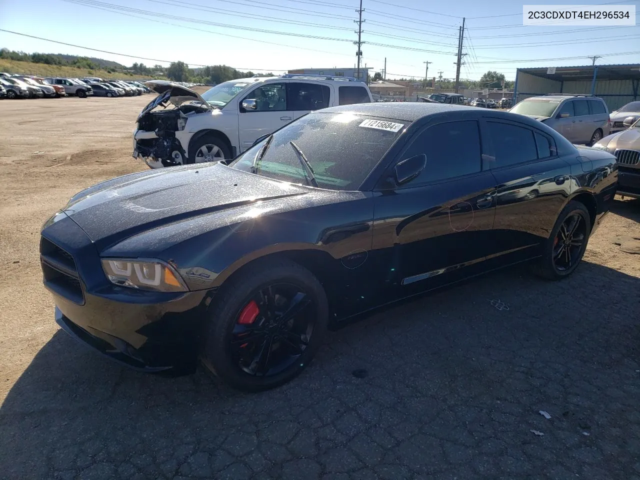 2014 Dodge Charger R/T VIN: 2C3CDXDT4EH296534 Lot: 71215684