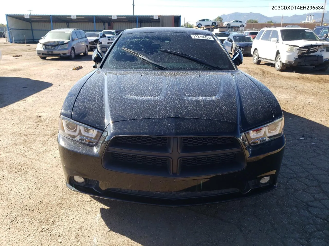 2014 Dodge Charger R/T VIN: 2C3CDXDT4EH296534 Lot: 71215684