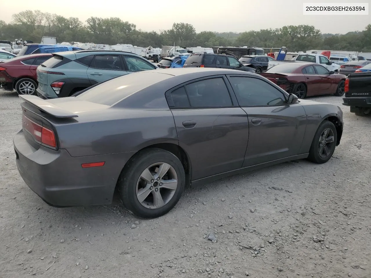 2014 Dodge Charger Se VIN: 2C3CDXBG3EH263594 Lot: 71217224