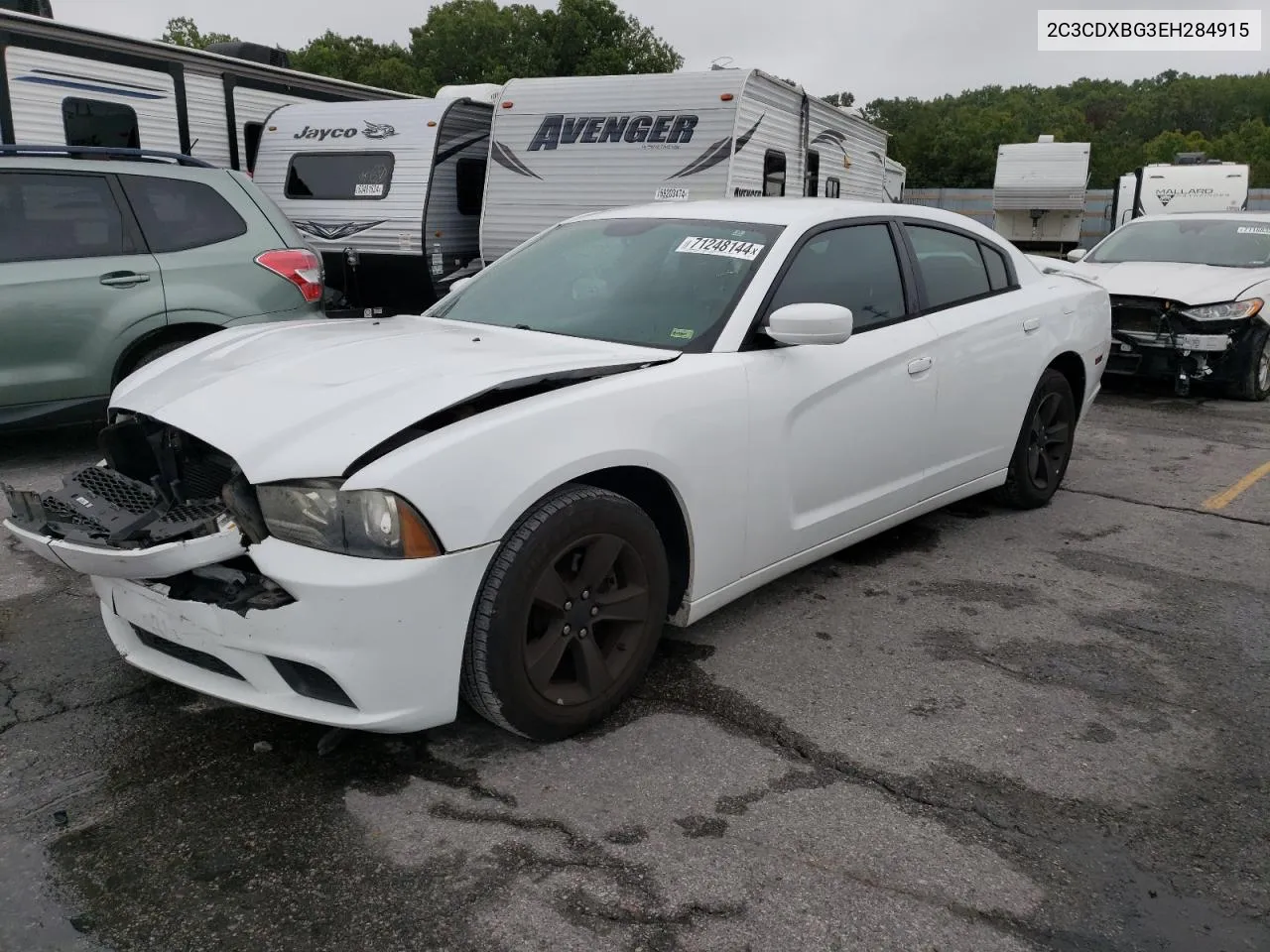 2C3CDXBG3EH284915 2014 Dodge Charger Se