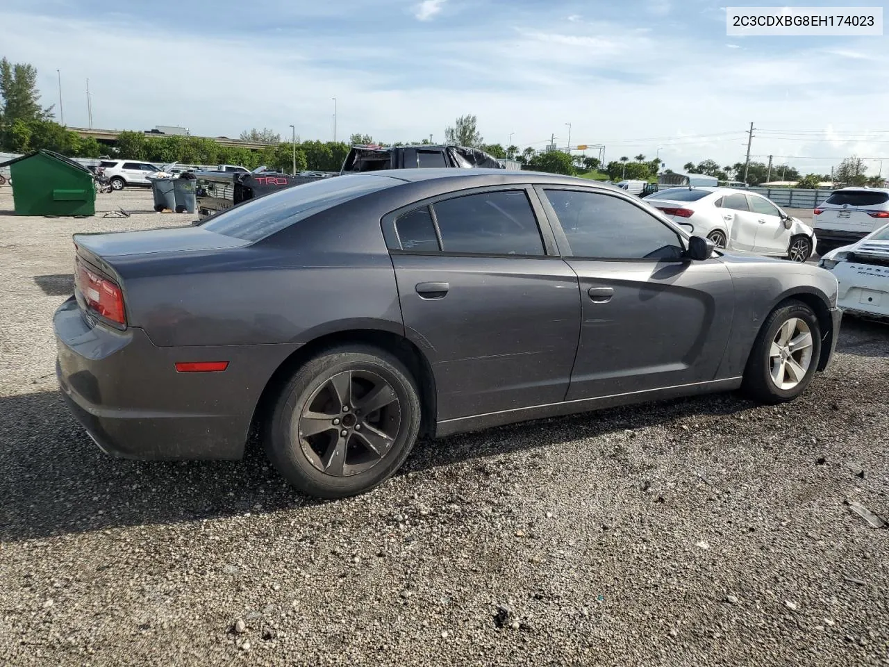 2C3CDXBG8EH174023 2014 Dodge Charger Se