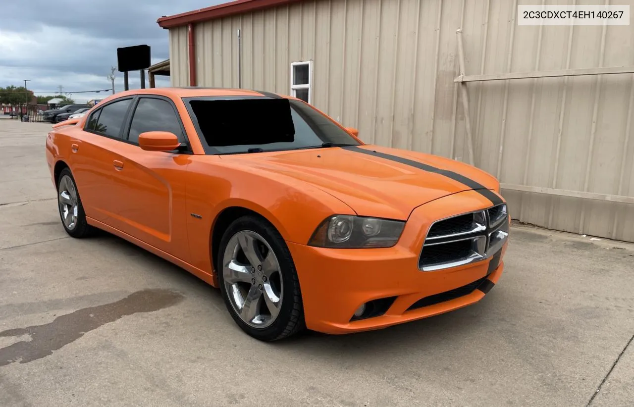 2014 Dodge Charger R/T VIN: 2C3CDXCT4EH140267 Lot: 71402294