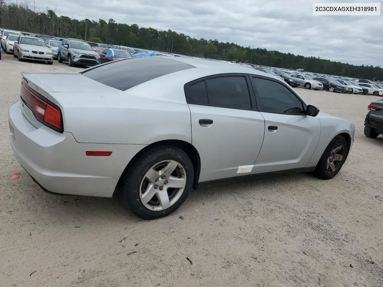 2014 Dodge Charger Police VIN: 2C3CDXAGXEH318981 Lot: 71853314