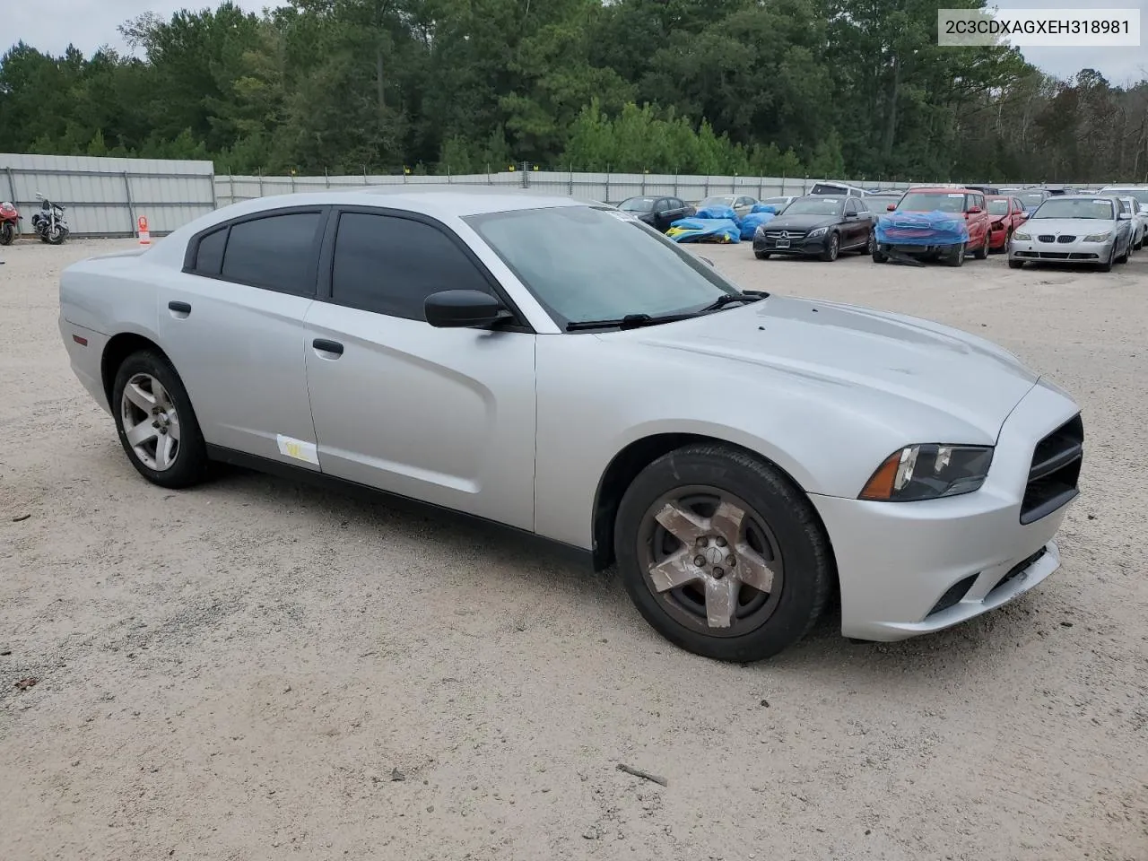 2014 Dodge Charger Police VIN: 2C3CDXAGXEH318981 Lot: 71853314