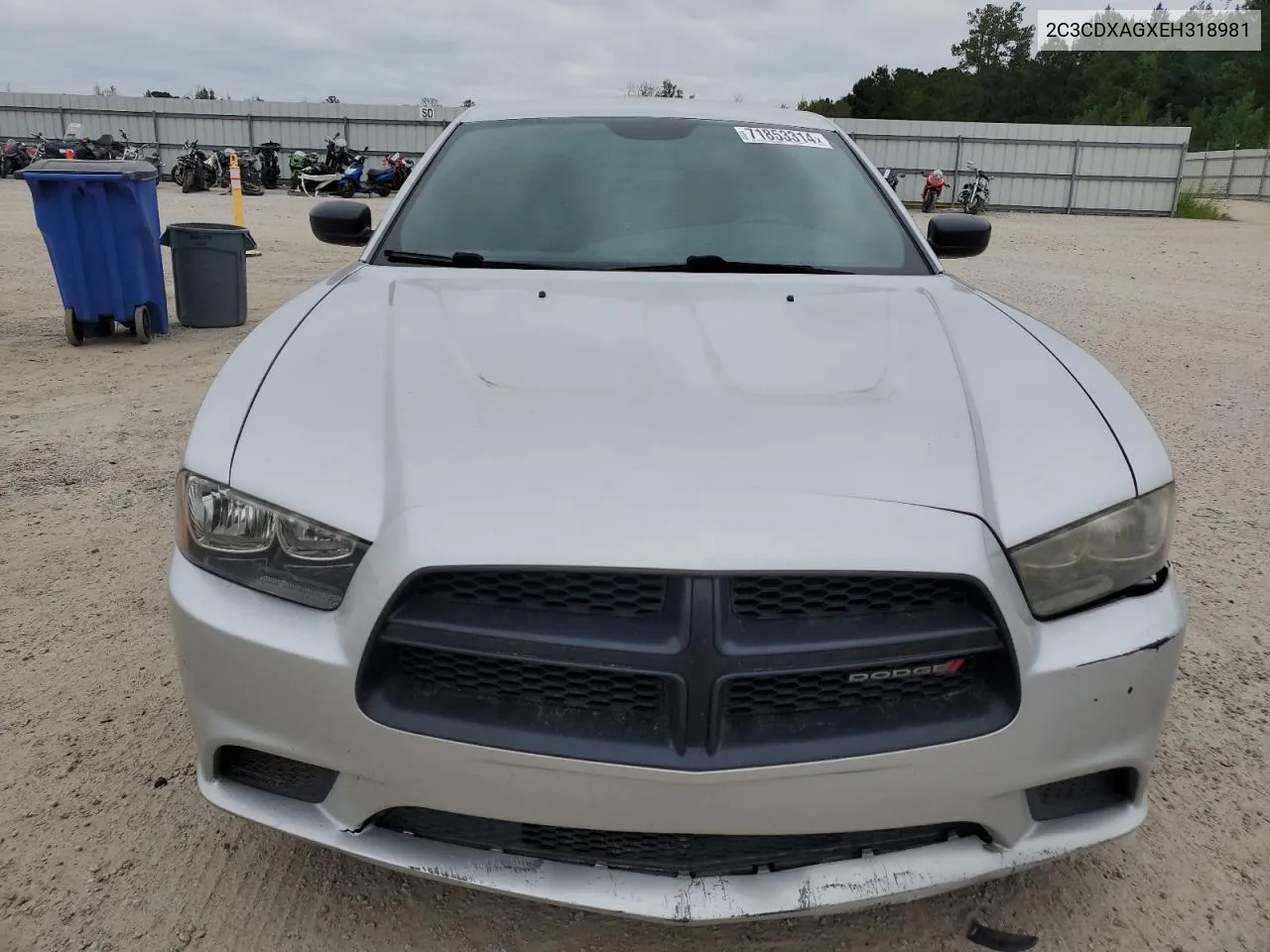 2014 Dodge Charger Police VIN: 2C3CDXAGXEH318981 Lot: 71853314