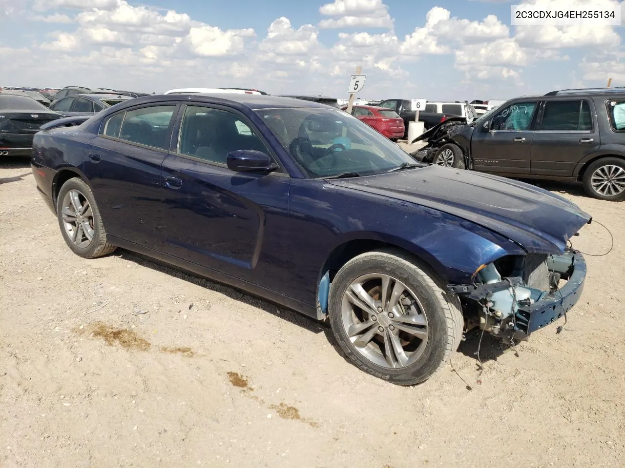 2014 Dodge Charger Sxt VIN: 2C3CDXJG4EH255134 Lot: 71969434