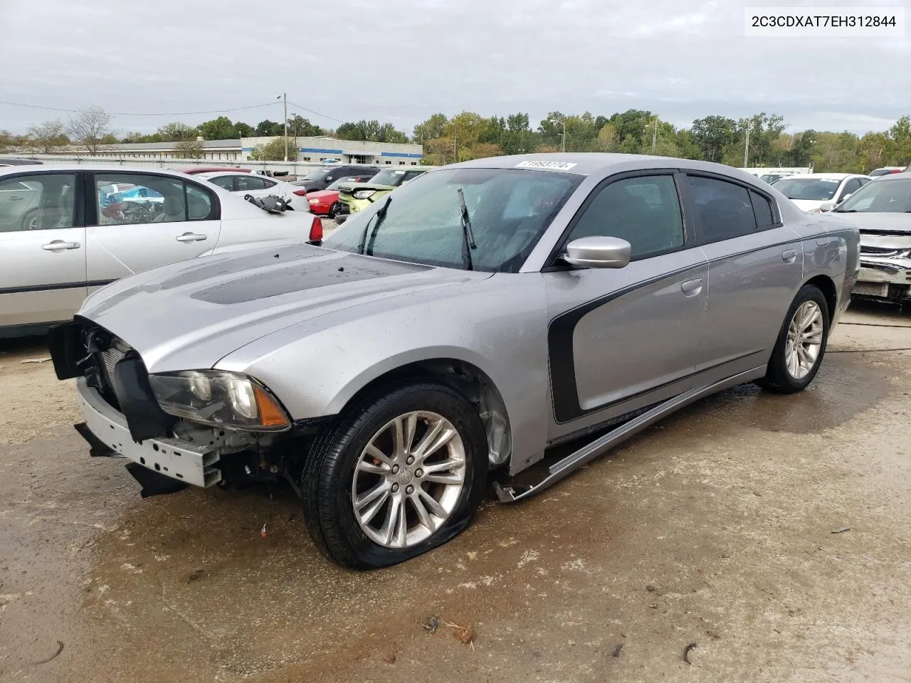 2014 Dodge Charger Police VIN: 2C3CDXAT7EH312844 Lot: 71993774