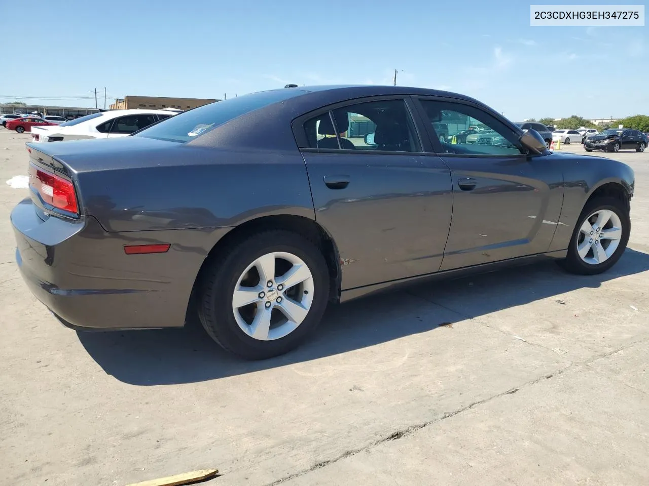 2014 Dodge Charger Sxt VIN: 2C3CDXHG3EH347275 Lot: 72258884