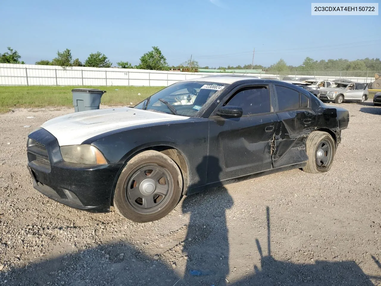 2C3CDXAT4EH150722 2014 Dodge Charger Police