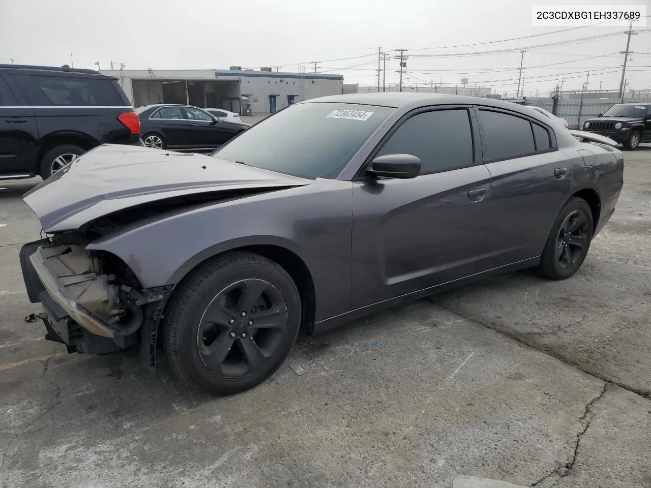 2014 Dodge Charger Se VIN: 2C3CDXBG1EH337689 Lot: 72363454