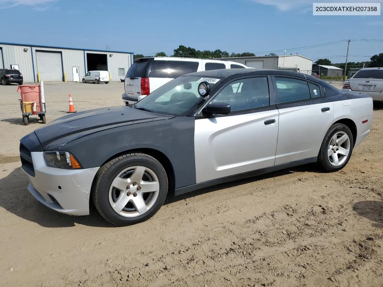 2014 Dodge Charger Police VIN: 2C3CDXATXEH207358 Lot: 72469554