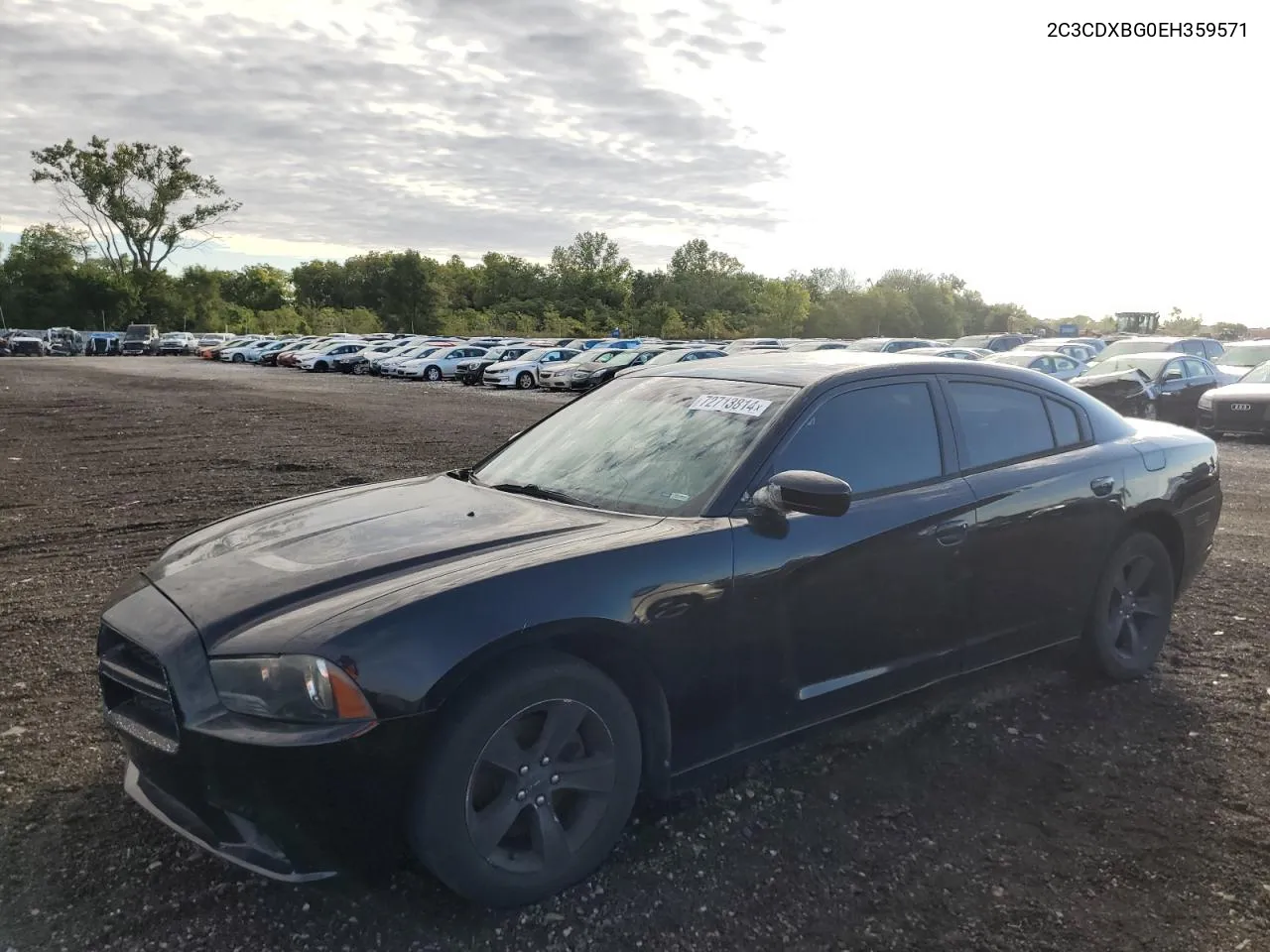 2014 Dodge Charger Se VIN: 2C3CDXBG0EH359571 Lot: 72713814