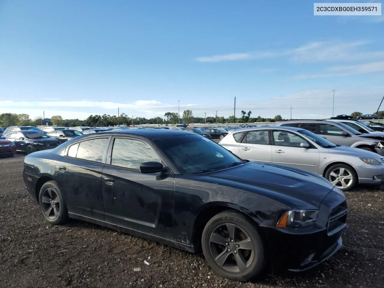 2014 Dodge Charger Se VIN: 2C3CDXBG0EH359571 Lot: 72713814