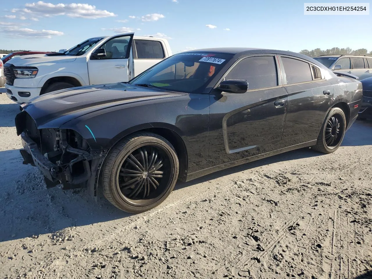 2014 Dodge Charger Sxt VIN: 2C3CDXHG1EH254254 Lot: 72817674