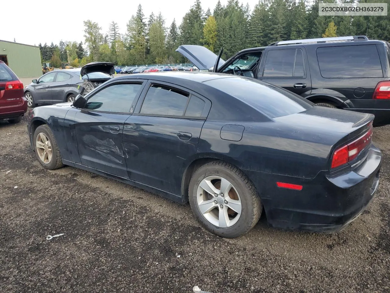 2014 Dodge Charger Se VIN: 2C3CDXBG2EH363279 Lot: 72863004