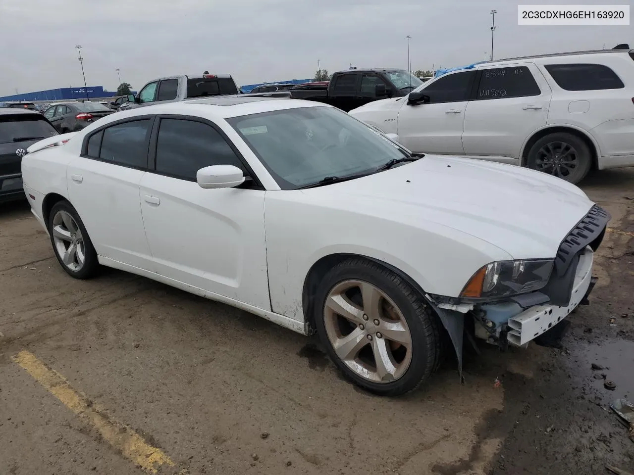 2014 Dodge Charger Sxt VIN: 2C3CDXHG6EH163920 Lot: 73027614