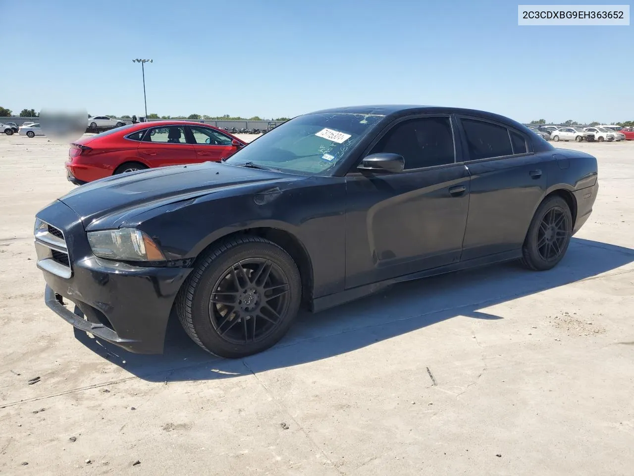 2014 Dodge Charger Se VIN: 2C3CDXBG9EH363652 Lot: 73115324