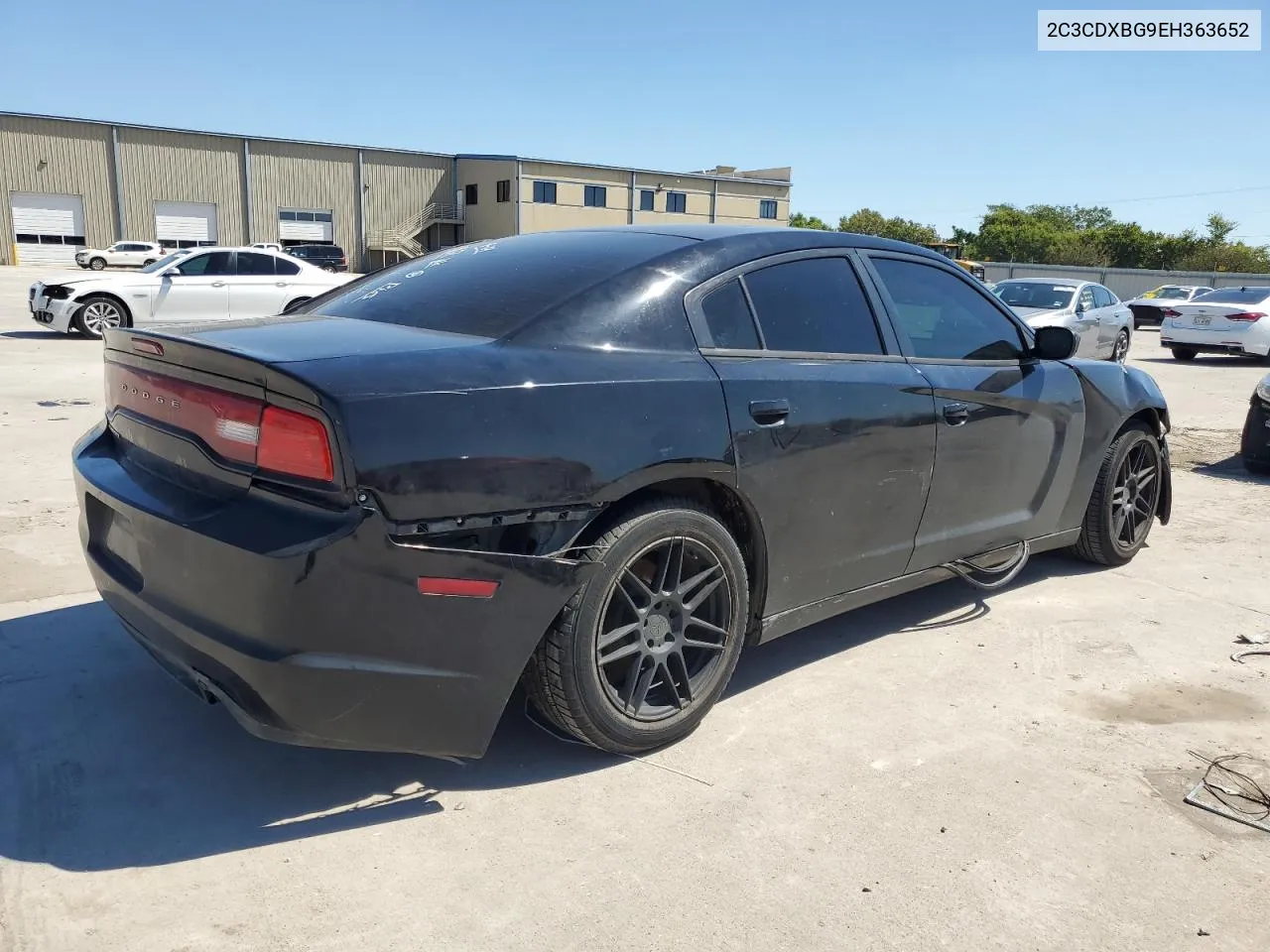 2014 Dodge Charger Se VIN: 2C3CDXBG9EH363652 Lot: 73115324