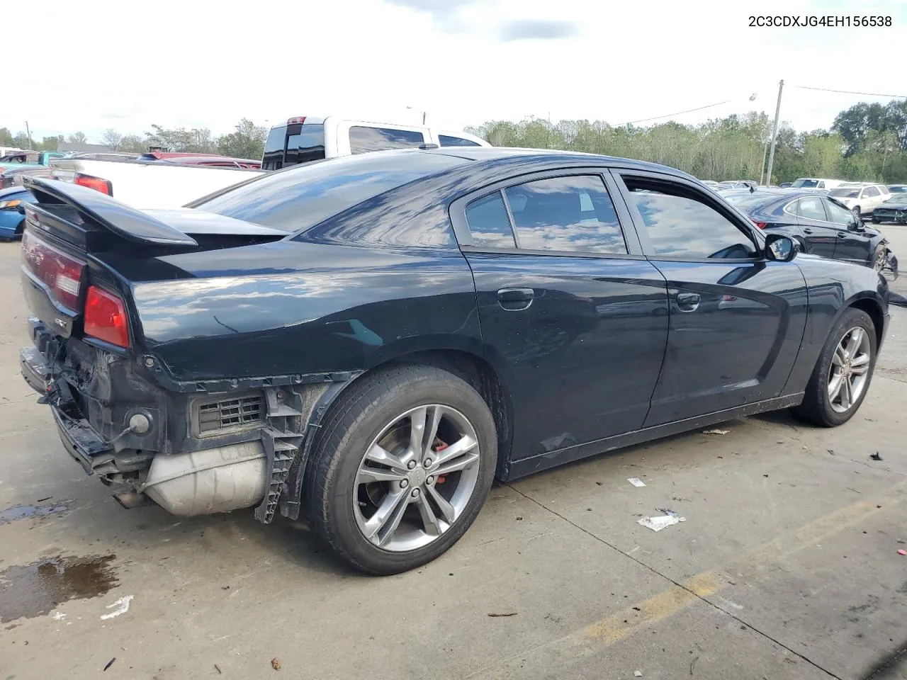 2014 Dodge Charger Sxt VIN: 2C3CDXJG4EH156538 Lot: 73134144