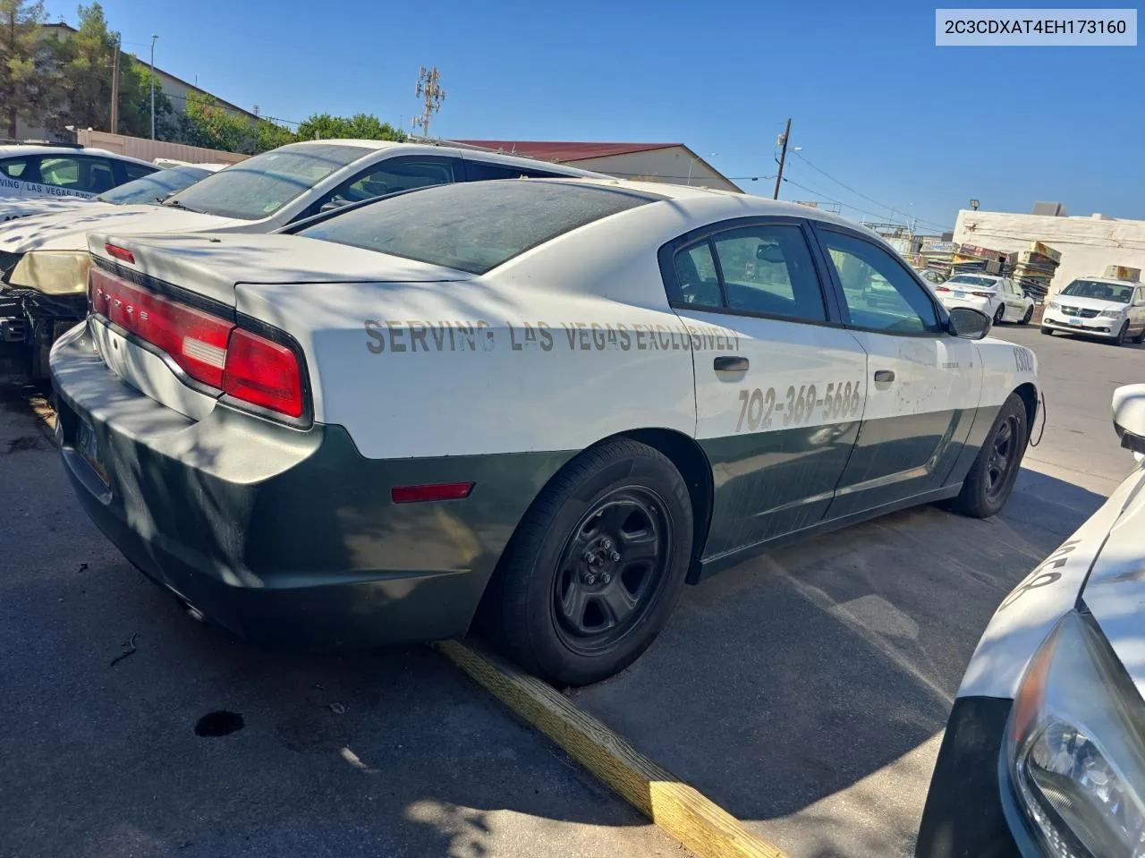 2014 Dodge Charger Police VIN: 2C3CDXAT4EH173160 Lot: 73354014