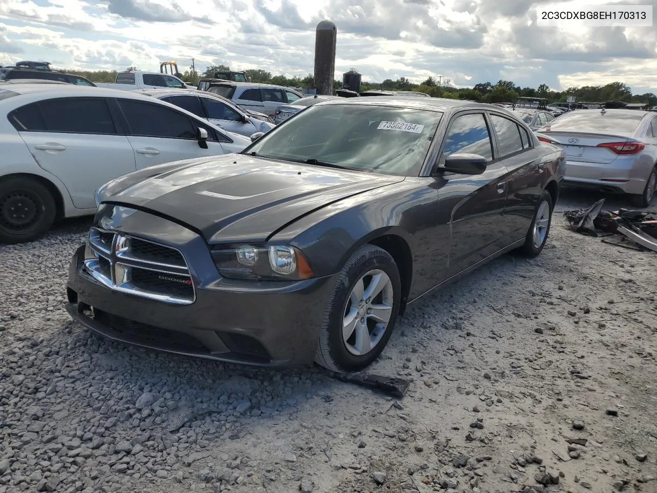 2014 Dodge Charger Se VIN: 2C3CDXBG8EH170313 Lot: 73562164