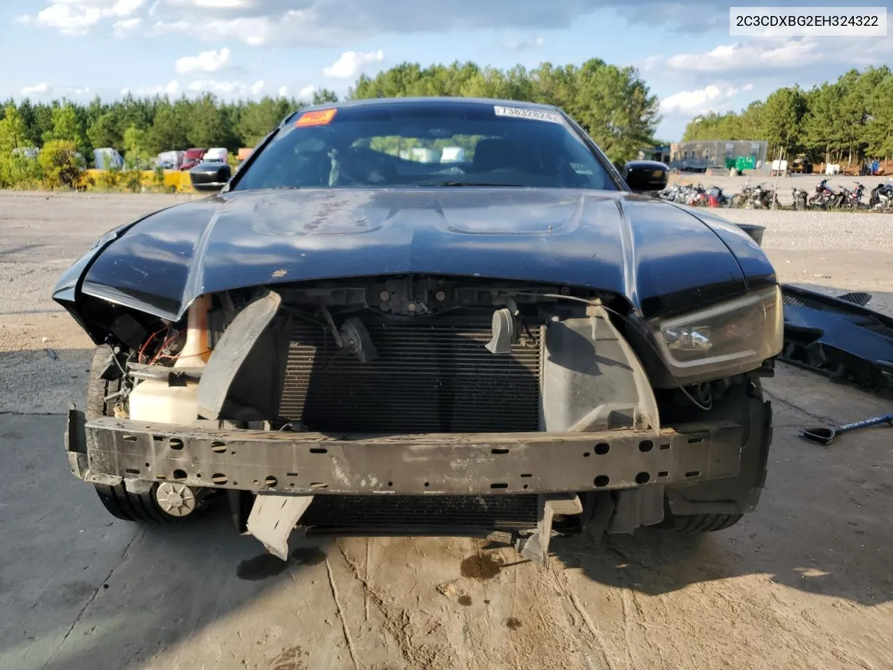 2014 Dodge Charger Se VIN: 2C3CDXBG2EH324322 Lot: 73832824