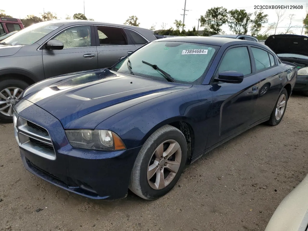 2014 Dodge Charger Se VIN: 2C3CDXBG9EH129608 Lot: 73894684