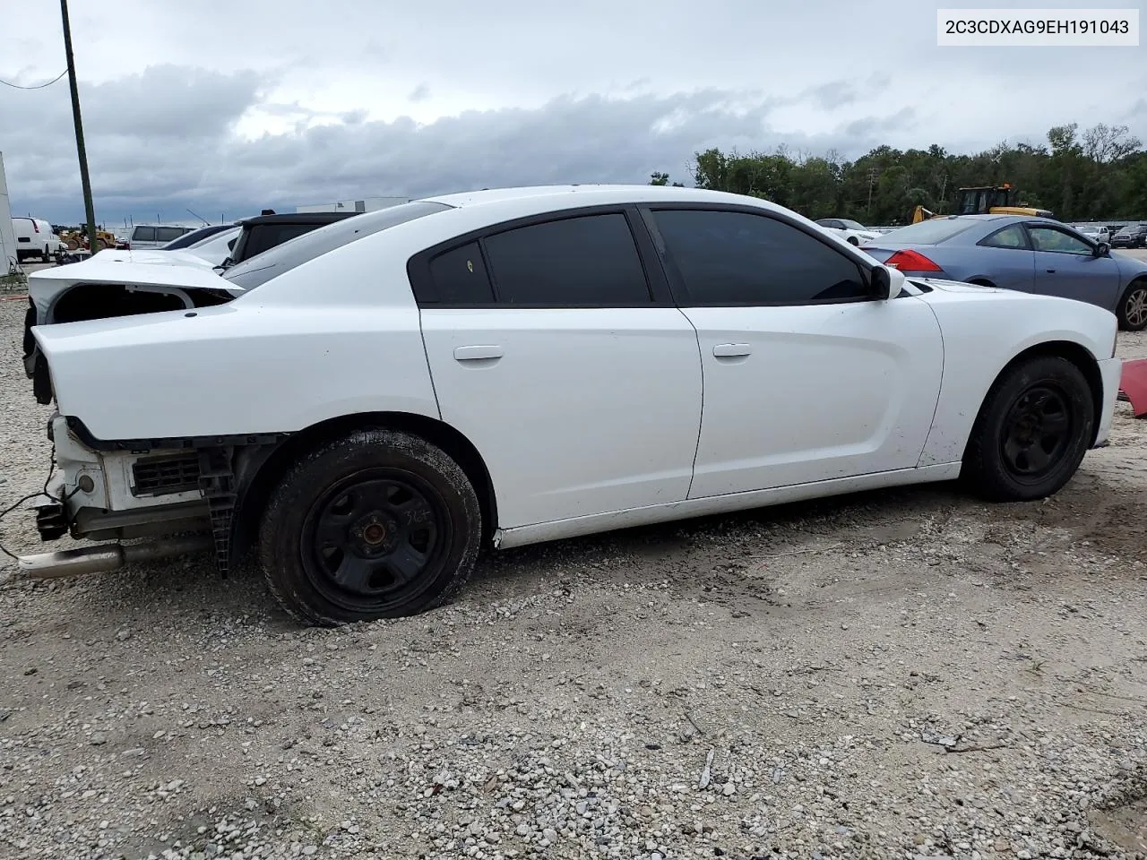 2014 Dodge Charger Police VIN: 2C3CDXAG9EH191043 Lot: 73982344