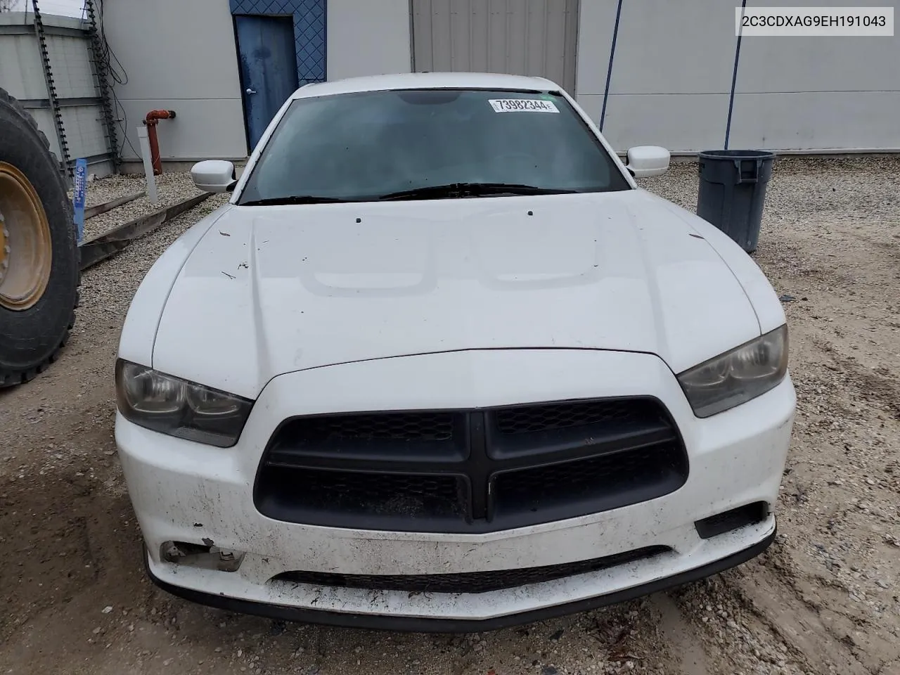 2014 Dodge Charger Police VIN: 2C3CDXAG9EH191043 Lot: 73982344