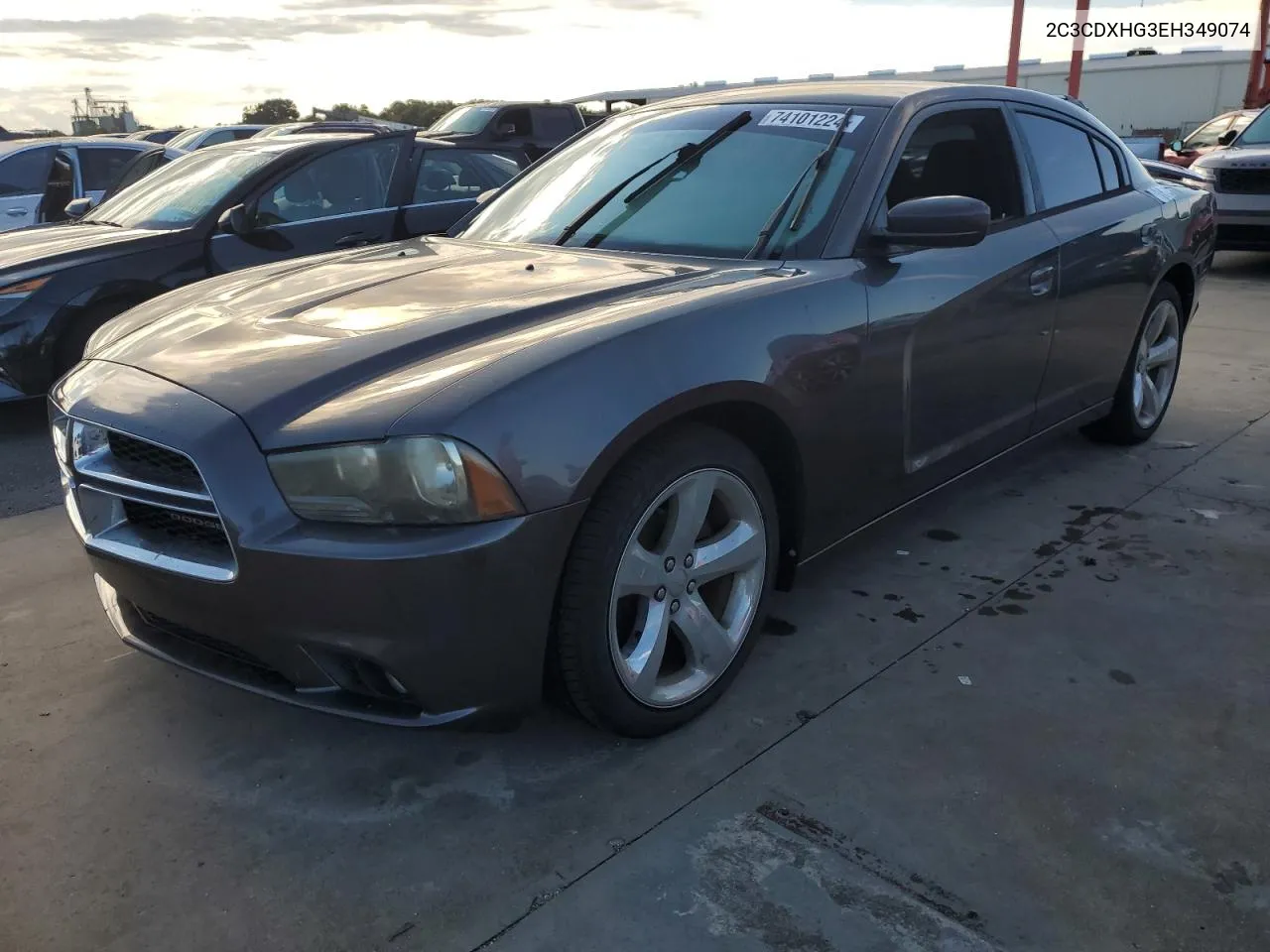 2014 Dodge Charger Sxt VIN: 2C3CDXHG3EH349074 Lot: 74101224