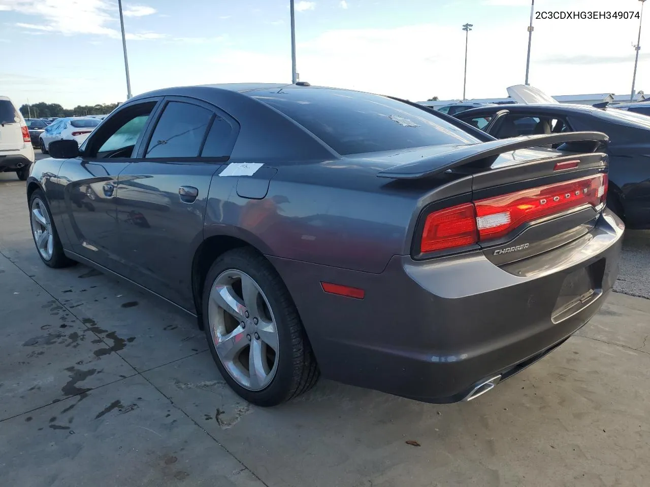 2014 Dodge Charger Sxt VIN: 2C3CDXHG3EH349074 Lot: 74101224