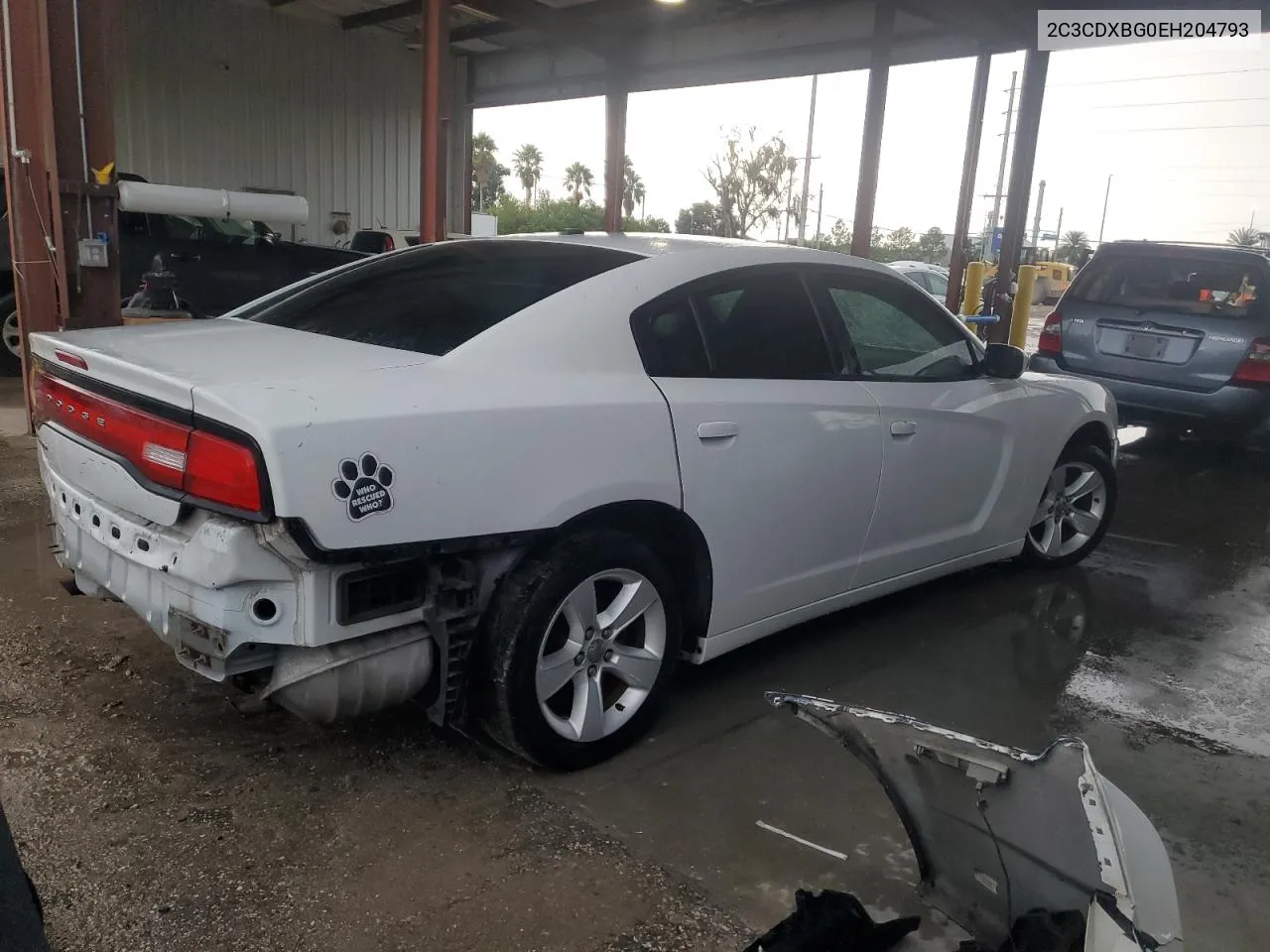 2014 Dodge Charger Se VIN: 2C3CDXBG0EH204793 Lot: 74531674