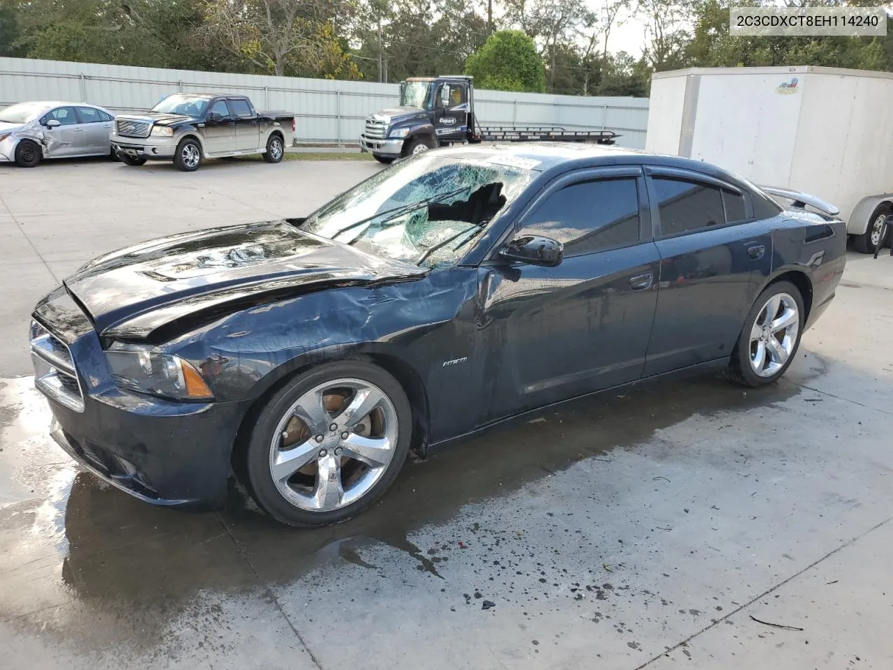 2014 Dodge Charger R/T VIN: 2C3CDXCT8EH114240 Lot: 74534724