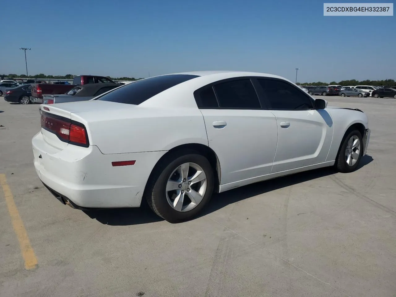 2014 Dodge Charger Se VIN: 2C3CDXBG4EH332387 Lot: 74701674