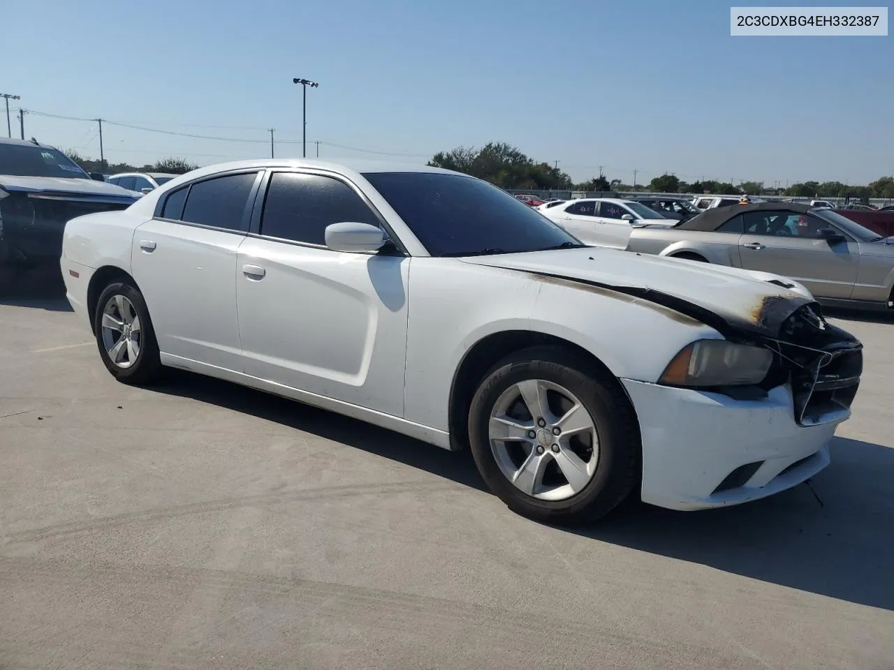 2C3CDXBG4EH332387 2014 Dodge Charger Se