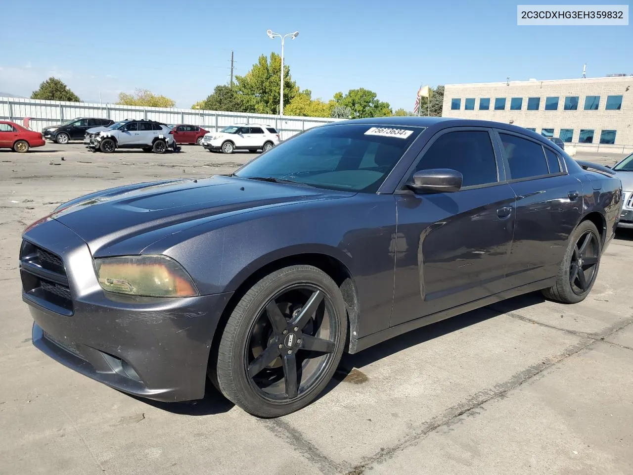 2014 Dodge Charger Sxt VIN: 2C3CDXHG3EH359832 Lot: 75673634