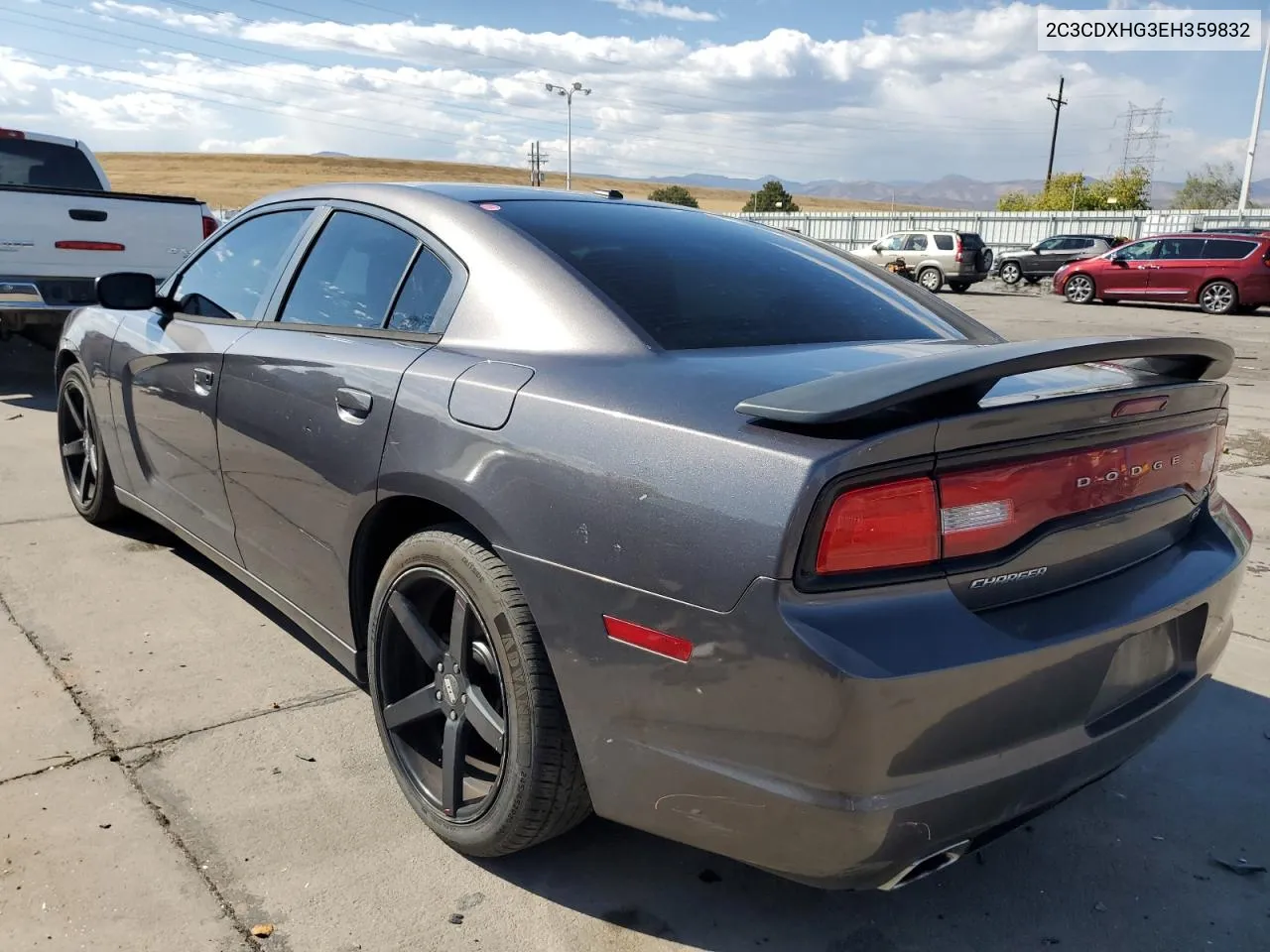 2014 Dodge Charger Sxt VIN: 2C3CDXHG3EH359832 Lot: 75673634