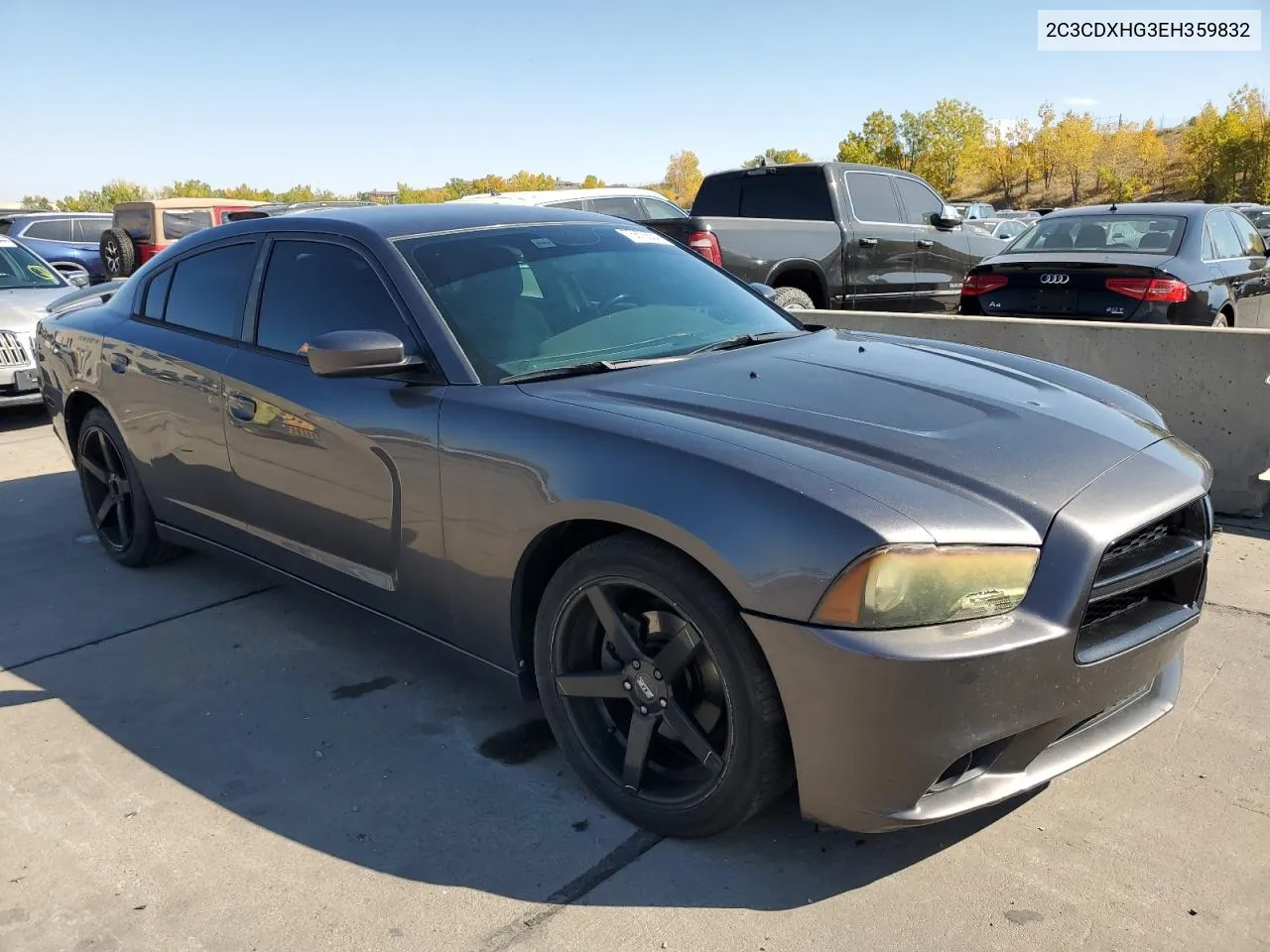 2014 Dodge Charger Sxt VIN: 2C3CDXHG3EH359832 Lot: 75673634