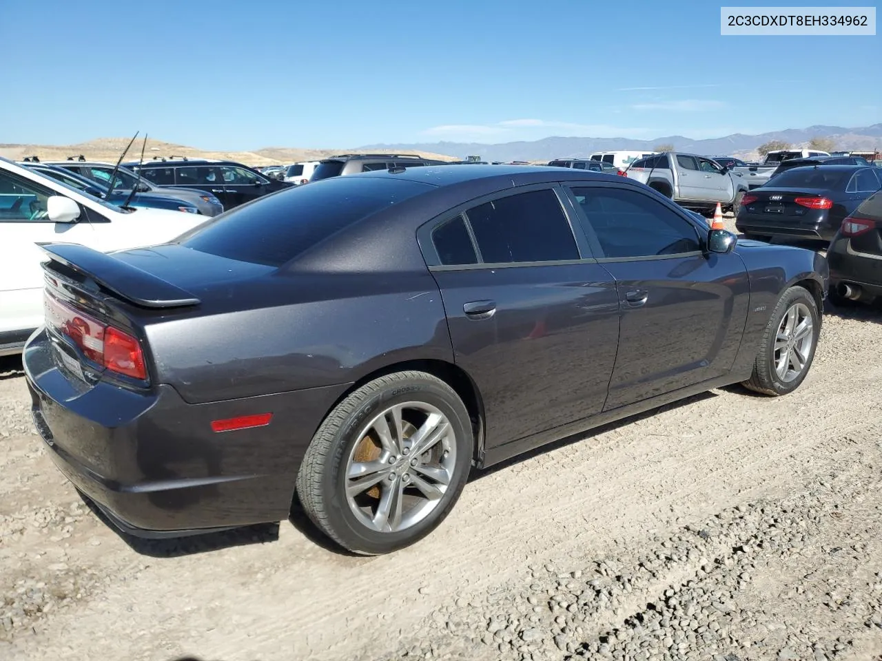 2014 Dodge Charger R/T VIN: 2C3CDXDT8EH334962 Lot: 75870264