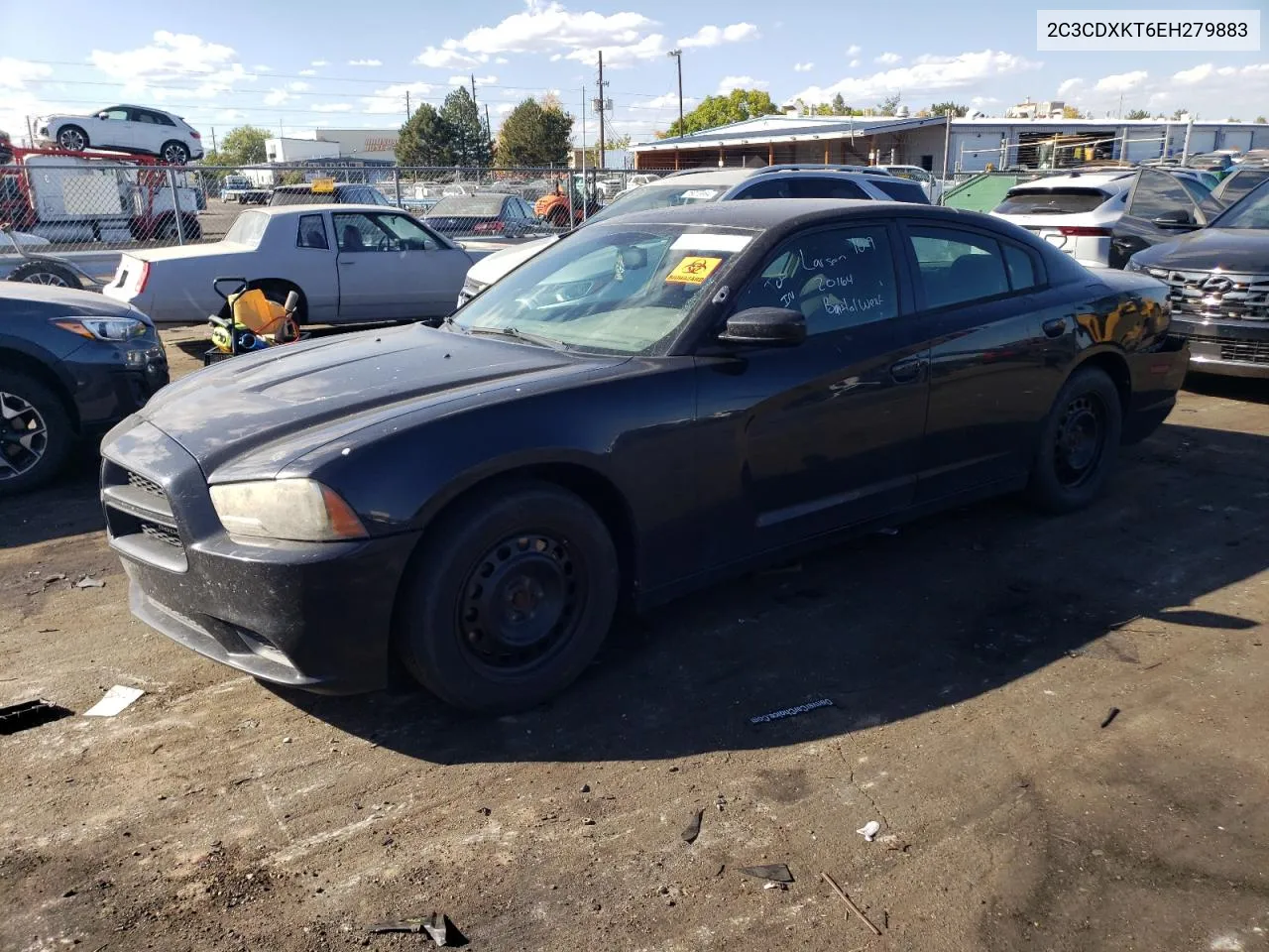 2014 Dodge Charger Police VIN: 2C3CDXKT6EH279883 Lot: 75899104