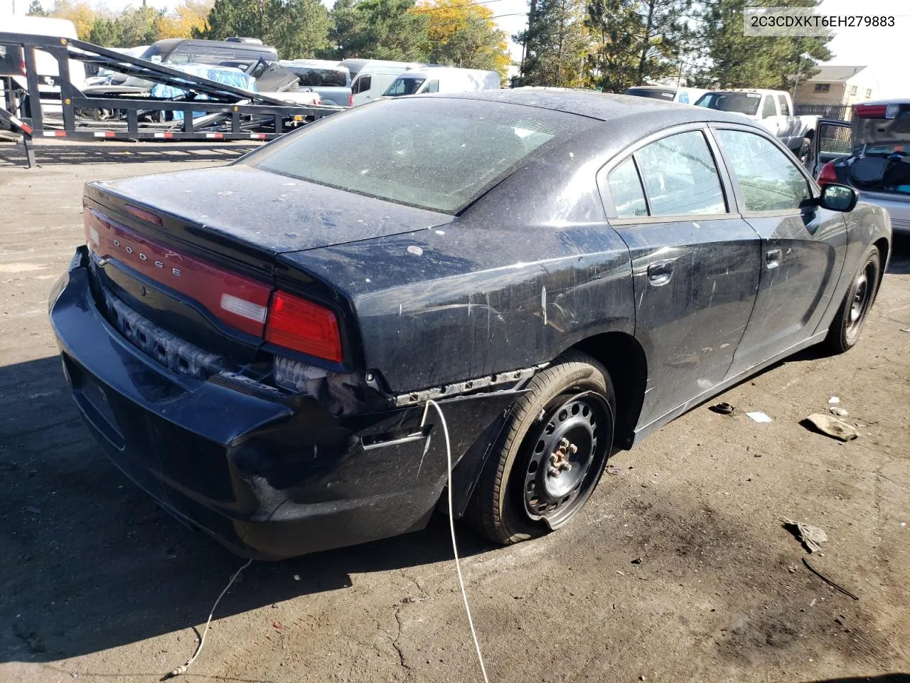 2014 Dodge Charger Police VIN: 2C3CDXKT6EH279883 Lot: 75899104