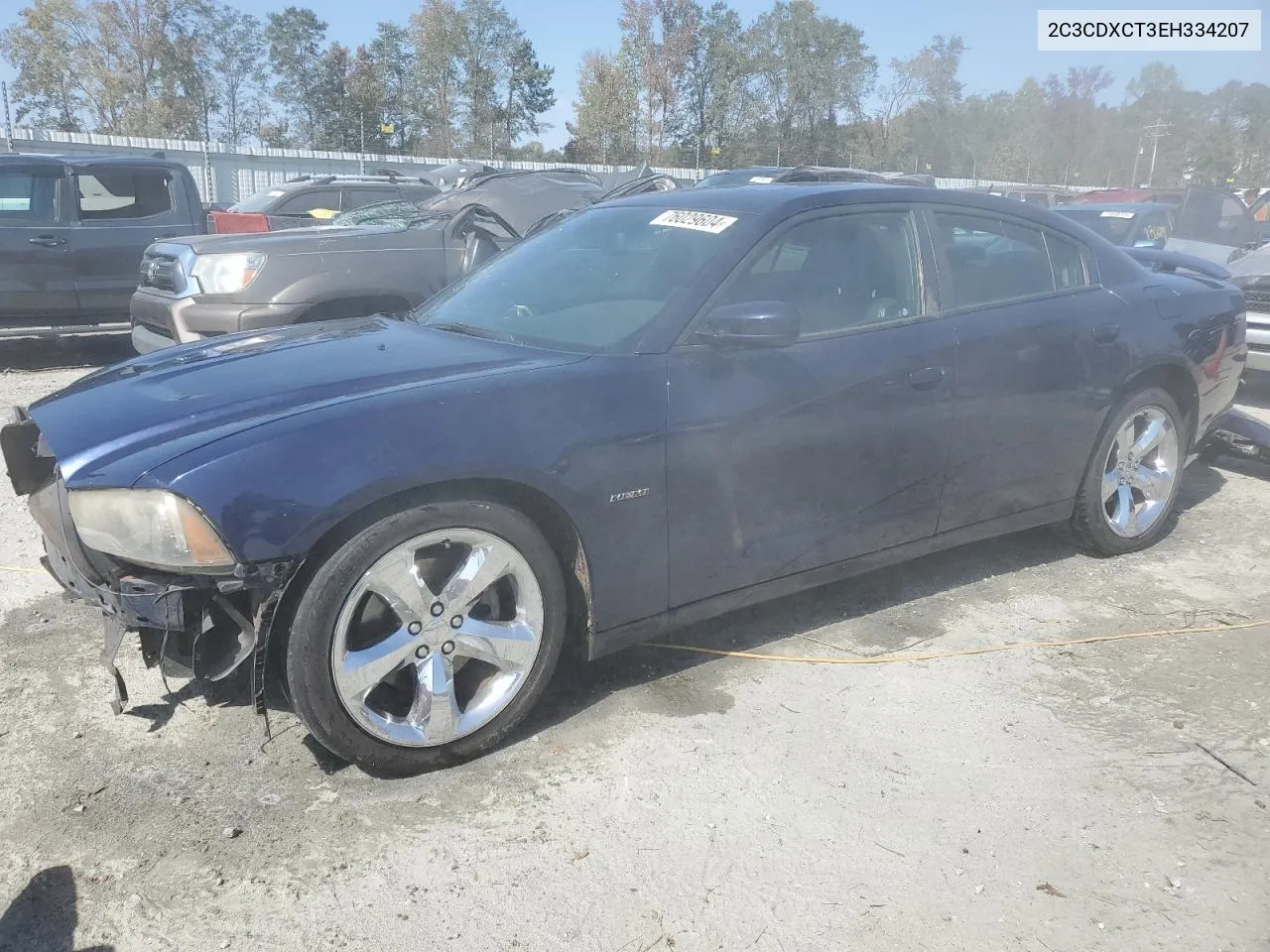 2014 Dodge Charger R/T VIN: 2C3CDXCT3EH334207 Lot: 76029604