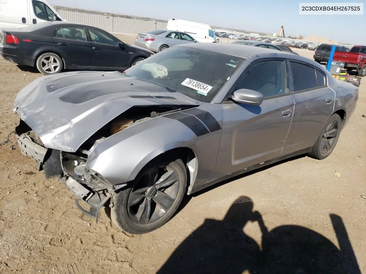 2014 Dodge Charger Se VIN: 2C3CDXBG4EH267525 Lot: 76138654