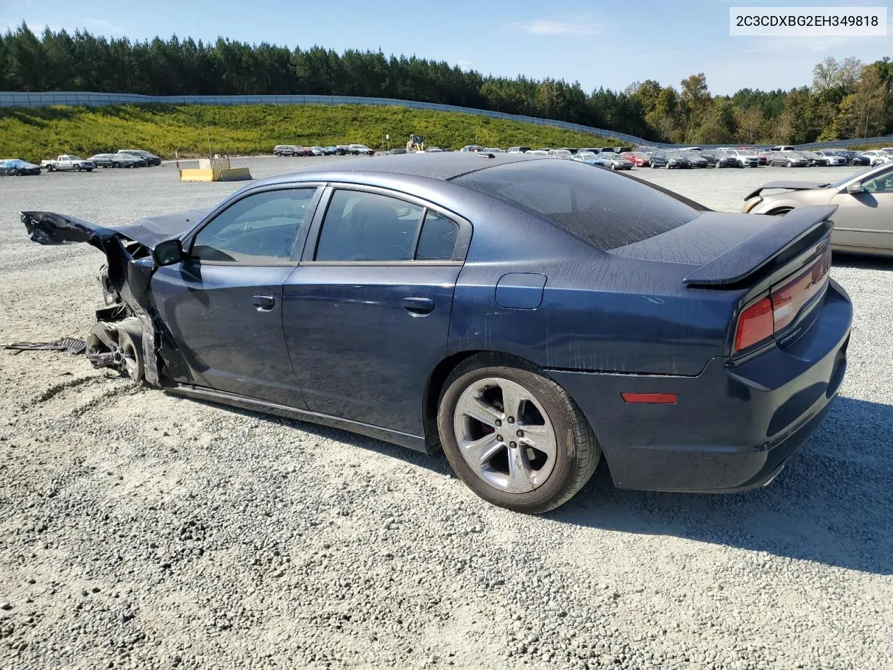 2014 Dodge Charger Se VIN: 2C3CDXBG2EH349818 Lot: 76311094