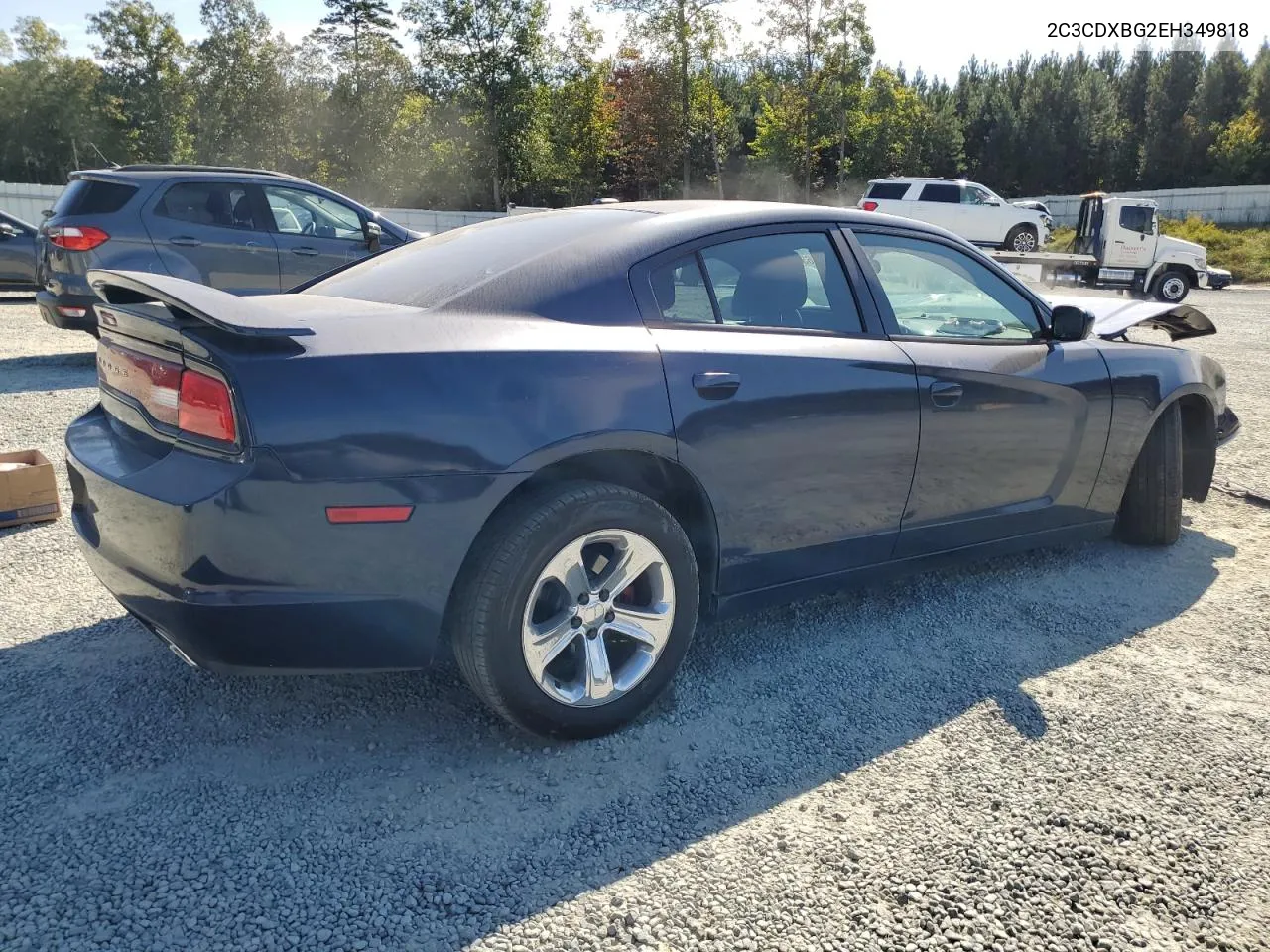 2014 Dodge Charger Se VIN: 2C3CDXBG2EH349818 Lot: 76311094